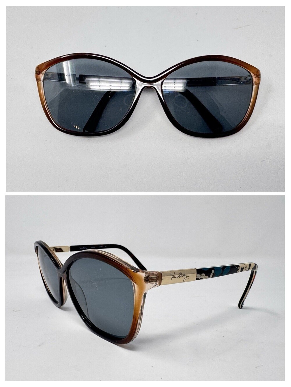 Vera Bradley Lola LOA Sunglass Frames Only 59-16-135 Tortoise Brown Authentic